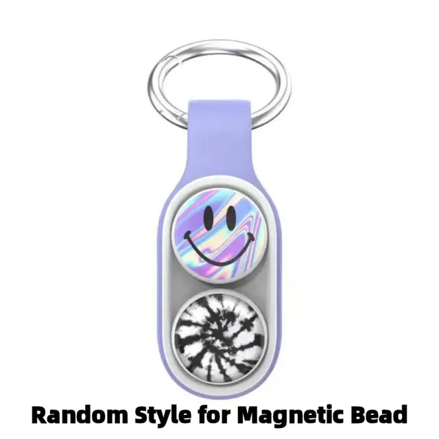 PopPuck Fidget key ring