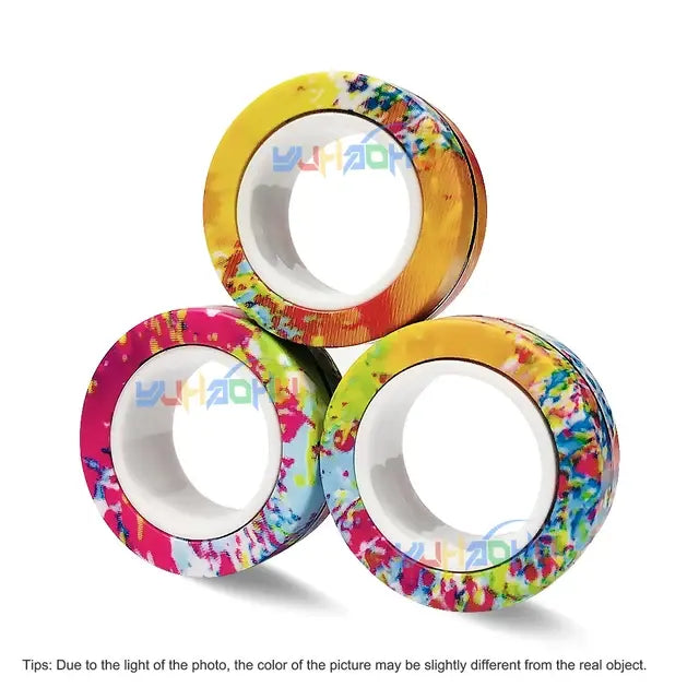 Magnetic Fidget Rings Anti-Stress Toy