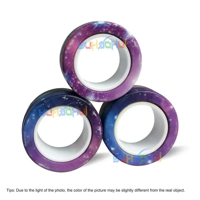 Magnetic Fidget Rings Anti-Stress Toy